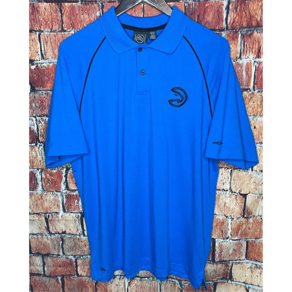 Atlanta ATL Hawks StormTech Performance Large Golf Polo Shirt NBA Basketball - Picture 2 of 6